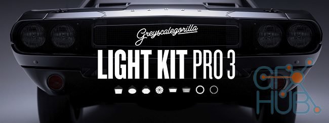 GreyscaleGorilla Light Kit Pro v3 for Cinema 4D R18 to R20 Win/Mac