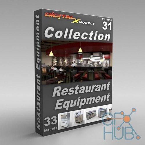 DigitalXModels – Volume 31 – Restaurant Equipment