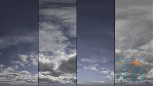ArtStation Marketplace – 90+ HDR Clouds with masks