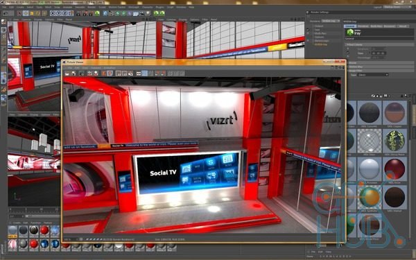 NVIDIA Iray v2.1 for Cinema 4D R17 to R19 + Materials Pack Win/Mac