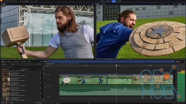 Udemy – Professional Video Editing with Free Software using HitFilm