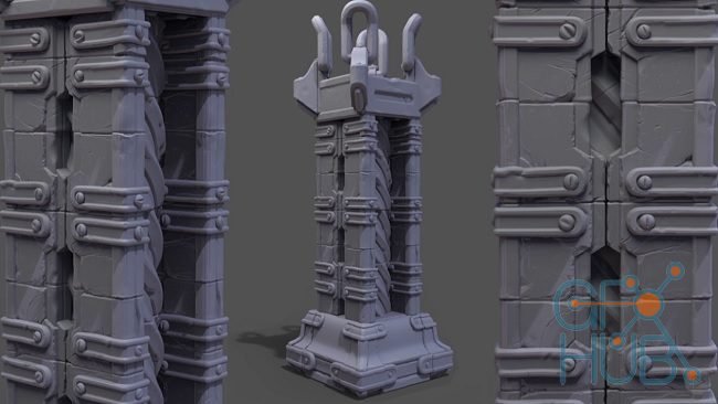 Sculpting Modular Structures in ZBrush