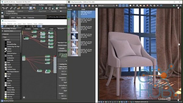 Lynda – 3ds Max: Substance to V-Ray Workflows