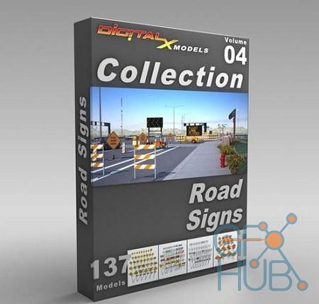 DigitalXModels – Volume 04 – Road Signs