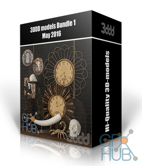 3DDD/3Dsky models – Bundle 1 May 2016
