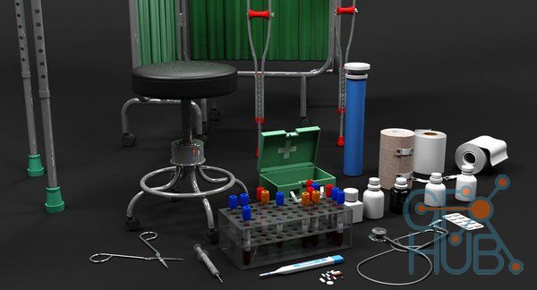 Cubebrush – 3D Medical Collection 1