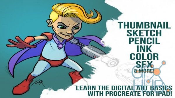 Skillshare – The Beginner's Guide to Digital Art with Procreate for iPad!
