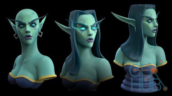 Gumroad – Sculpting a Stylized and Appealing Female Face in ZBrush