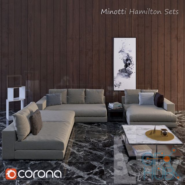 Minotti Hamilton Furniture Set