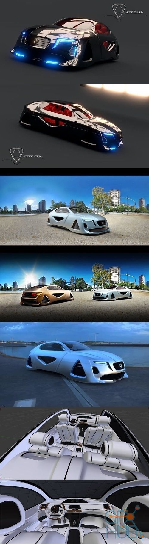 Affekta X-Fusion Sci-Fi Concept Car