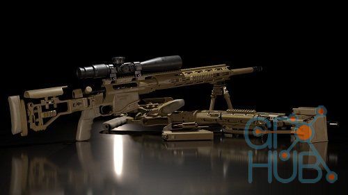 Assault rifle Remington MSR