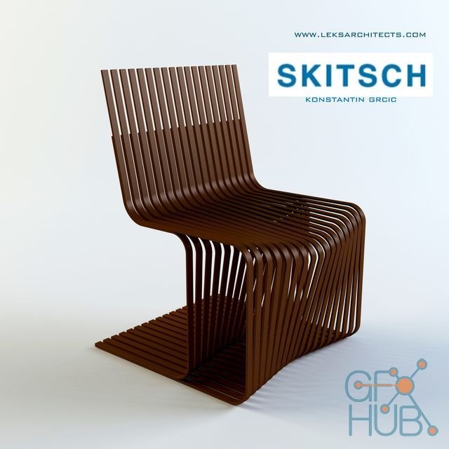Wooden chair by Konstantin Grcic