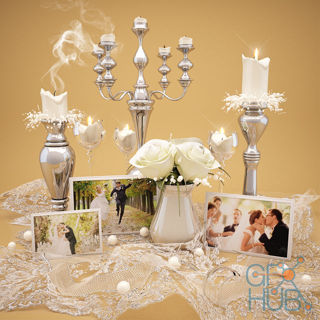 3D Model – Wedding decorations | GFX-HUB