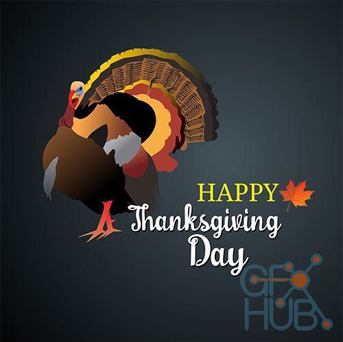 Vector – Happy Thanksgiving Day vector illustration