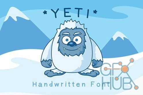 Creativemarket – Yeti – Hand Drawn Font 177227