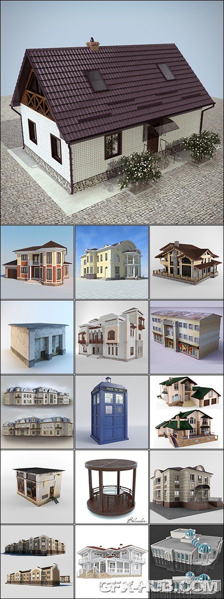 Classic Building 3D Models