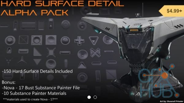 Gumroad – Hard Surface Detail Alpha Pack