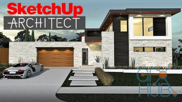 Skillshare – SketchUp Architect From 2D plans to 3D models
