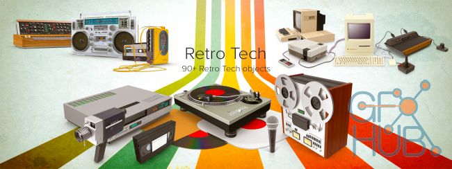 PixelSquid – Retro Tech Collection