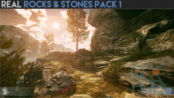 Cubebrush – Real Rocks and Stones pack I