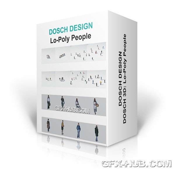 Dosch Design – DOSCH 3D: Low-Poly People