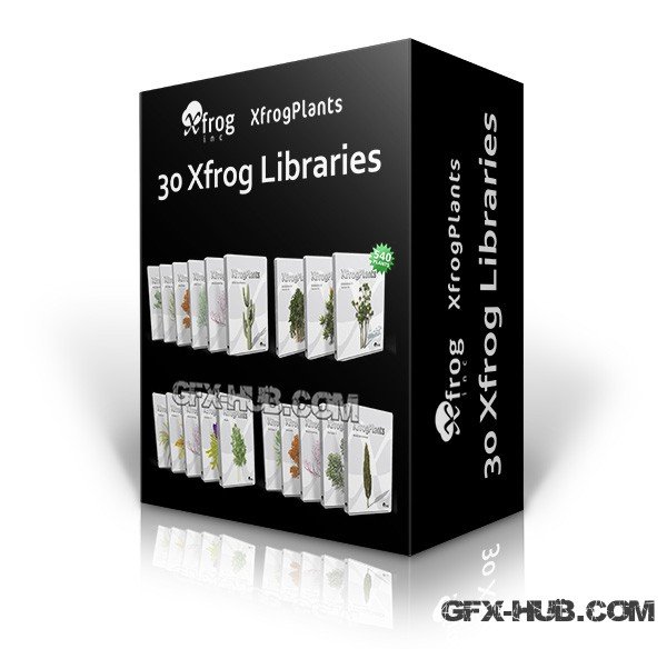 XFrogPlants – 30 Xfrog Libraries