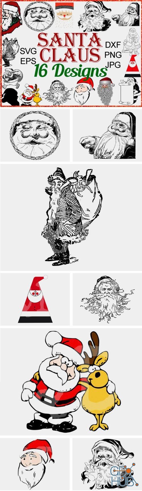 Santa Claus Graphic Bundle
