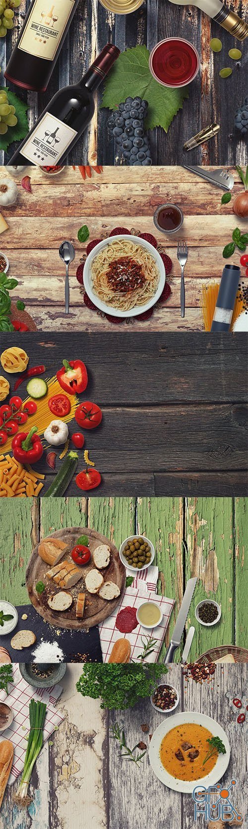 PSD Kitchen Mockup Scenes Vol.4