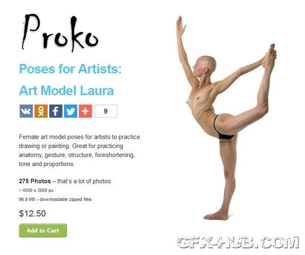 Proko – Poses for Artists – Laura High Resolution