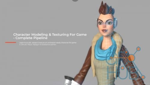 Udemy – Character Modeling & Texturing For Game – Complete Pipeline