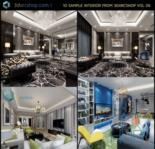 Download 3darcshop – 10 Sample interior vol. 06