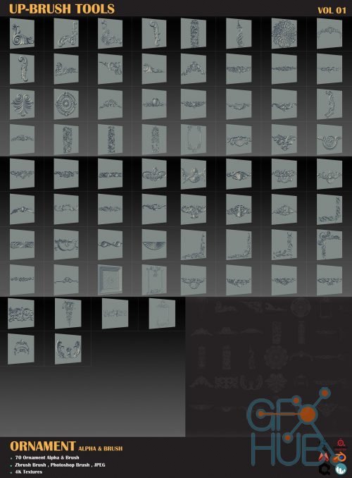 Download UP-Ornament Brush Tools for free