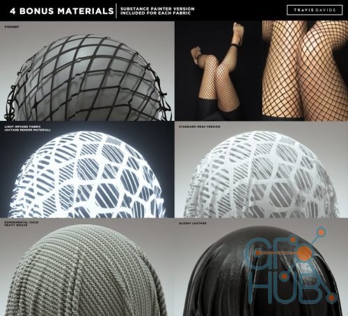 Download Fabric Materials – COMPLETE PACK – 4K – Tileable by Travis Davids