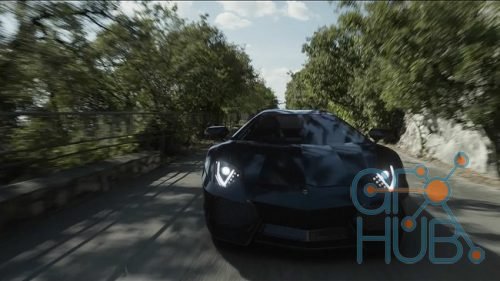 FXPHD – VFX204 Lamborghini Project Compositing & Integration