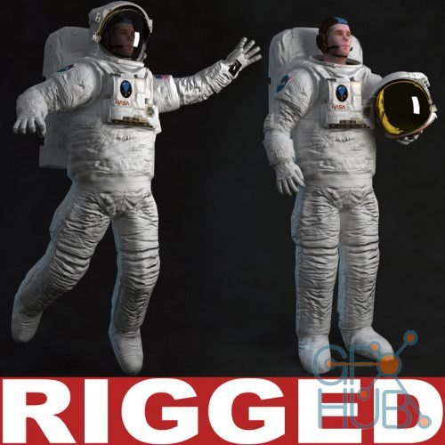 TurboSquid – Astronaut Rigged