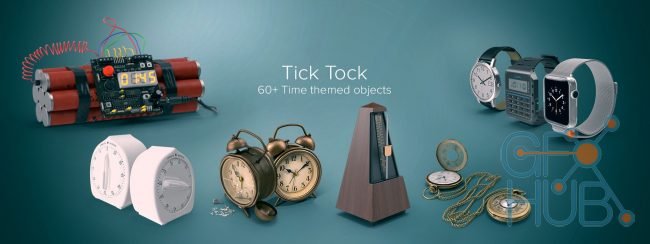 PixelSquid – Tick Tock Collection