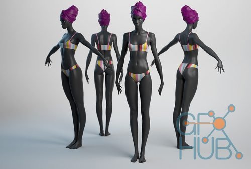 Cubebrush – Female Basemesh 05