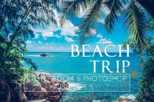 5 Beach Presets for Lightroom, Photoshop and CameraRaw