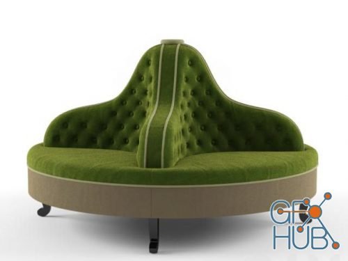 Classic sofa-pouf