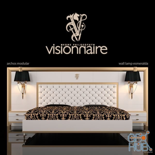 Modular bed Visionnare Archos
