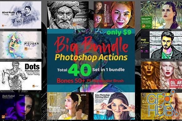 Creativemarket – Photoshop Actions Big Bundle