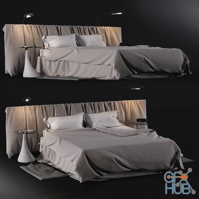 Bed with individual design