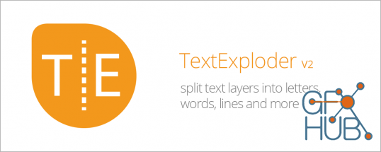 TextExploder V2 for Adobe After Effects