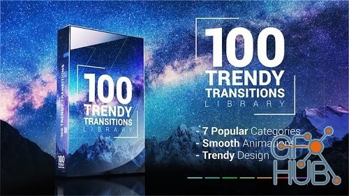 Motion Array – 100 Trendy Transitions for Adobe Premiere Pro Win/Mac