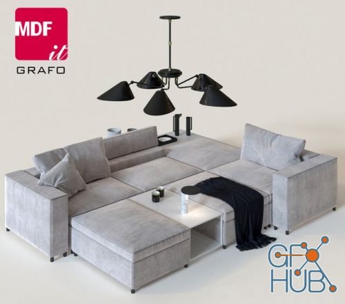 Sofa Grafo by MDF Italia