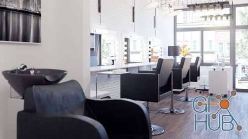 Download CGAxis Beauty Salon 3D Models Collection Volume 101