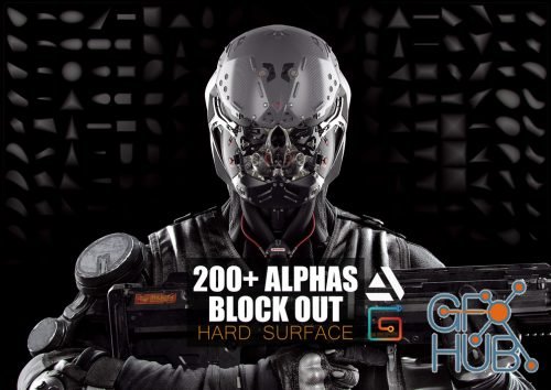 Gumroad – Zbrush 200+ Alphas Block Out Hard Suface