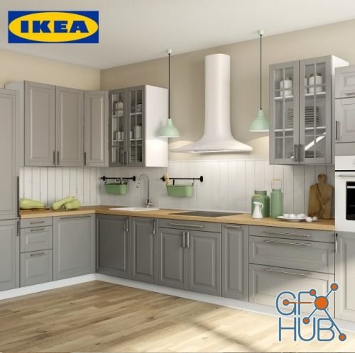 Kitchen Lidingo (IKEA Bodbyn)