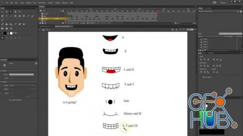 Skillshare - Create lip sync with Adobe Animate (version 2018)