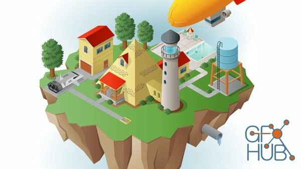 Lynda – Drawing Vector Graphics: Isometric Illustration